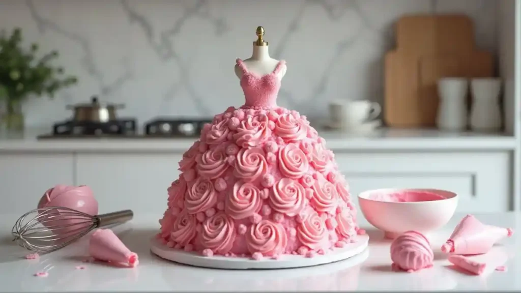 How to make a Barbie cake