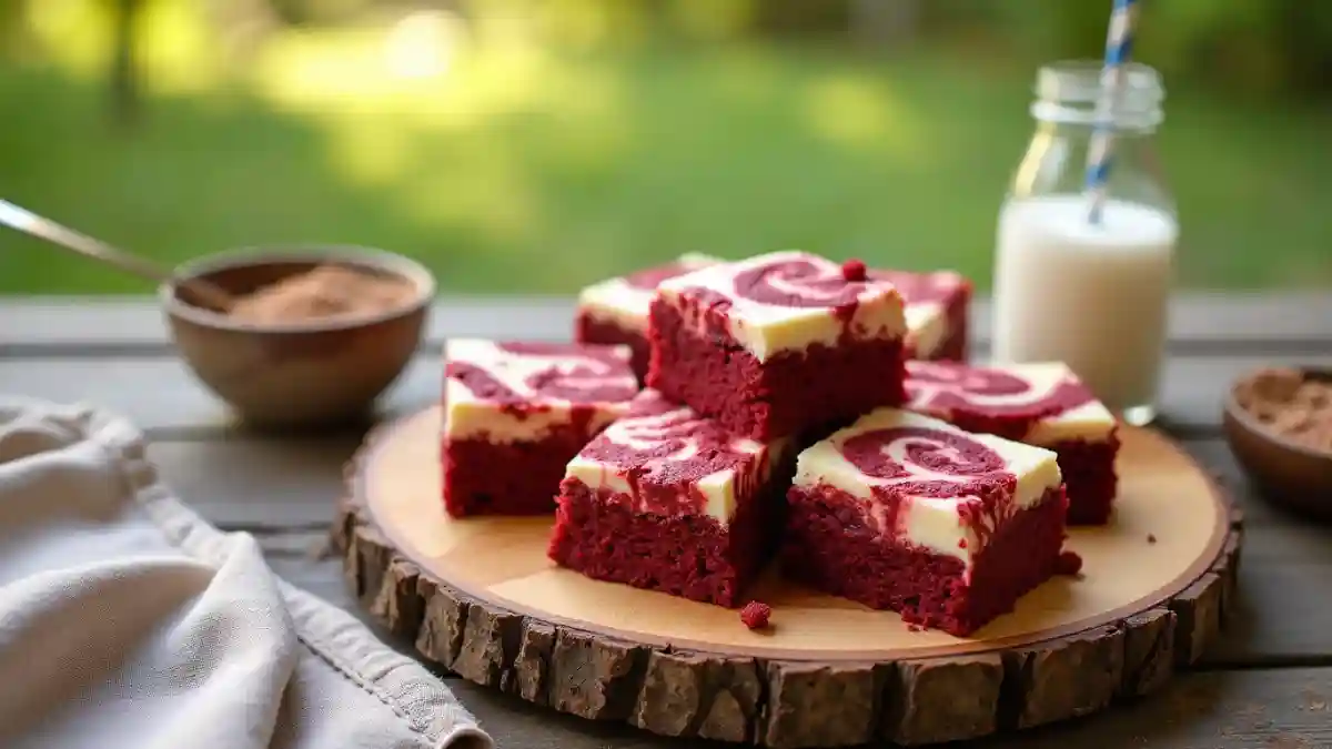 Red Velvet Cheesecake Brownies