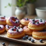 Blueberry Cake Donuts