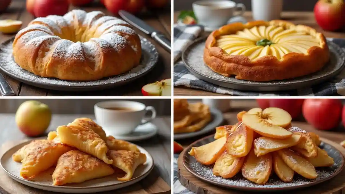 German Desserts with Apples